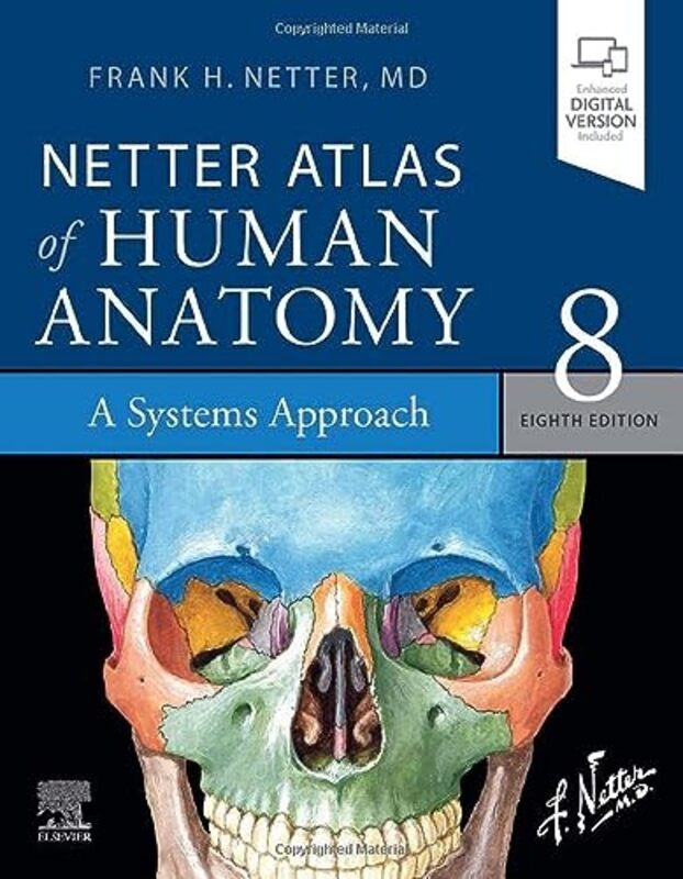 Netter Atlas Of Human Anatomy A Systems Approach Paperback + Ebook By Netter, Frank H., MD Paperback