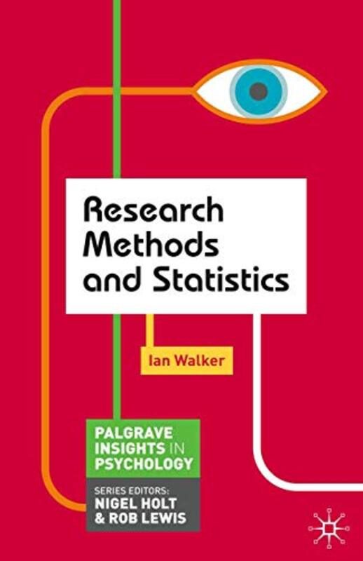 Research Methods And Statistics by Walker, Ian Paperback