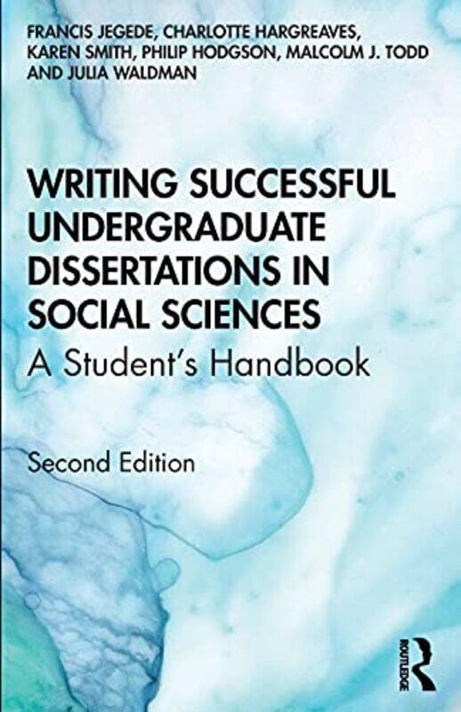 

Writing Successful Undergraduate Dissertations in Social Sciences-Paperback