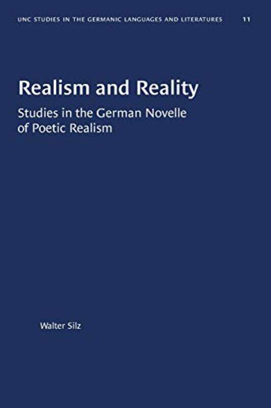 

Realism and Reality by Walter Silz-Paperback