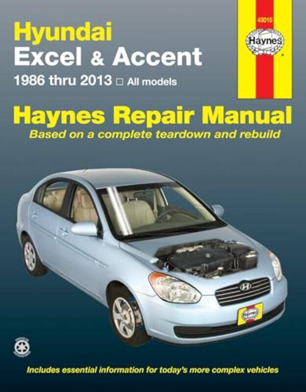 

Hyundai Excel and Accent 8613 1986 To 2013 by Haynes Publishing..Paperback