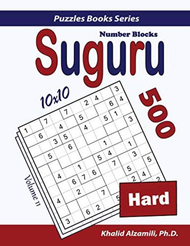 

Suguru Number Blocks by Khalid Alzamili-Paperback