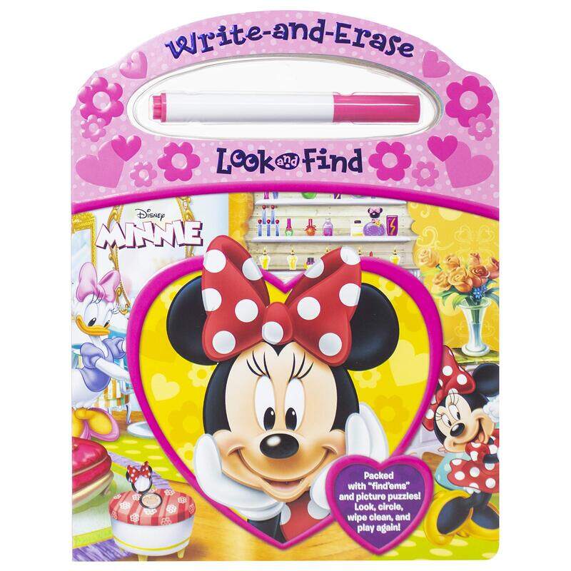 

Disney Minnie Mouse - Write-and-Erase Look and Find, Board Book, By: Editors of Phoenix International Publications