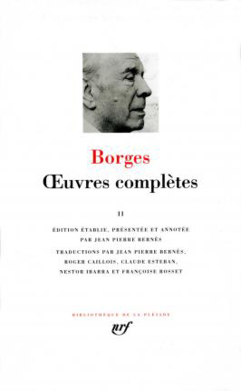 

Oeuvres completes T2, Hardcover Book, By: Jorge Luis Borges