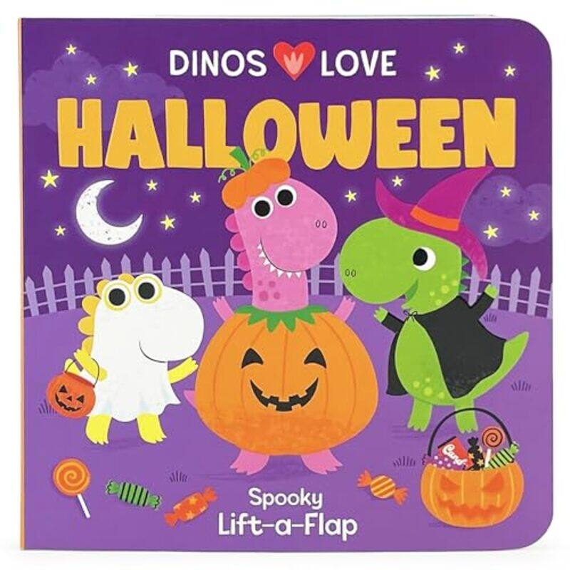 

Dinos Love Halloween By Cottage Door - Hardcover