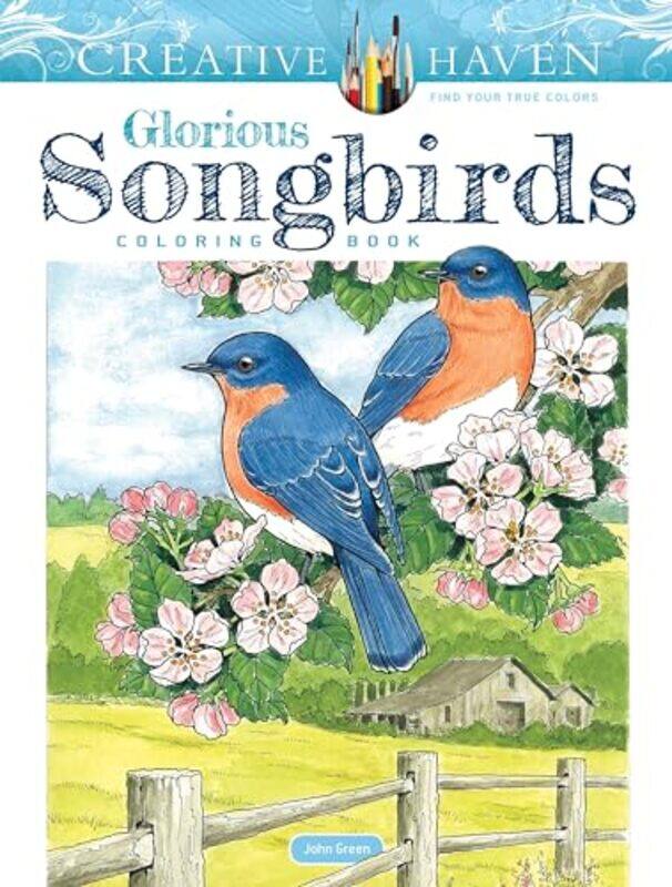 

Creative Haven Glorious Songbirds Coloring Book by John Green-Paperback