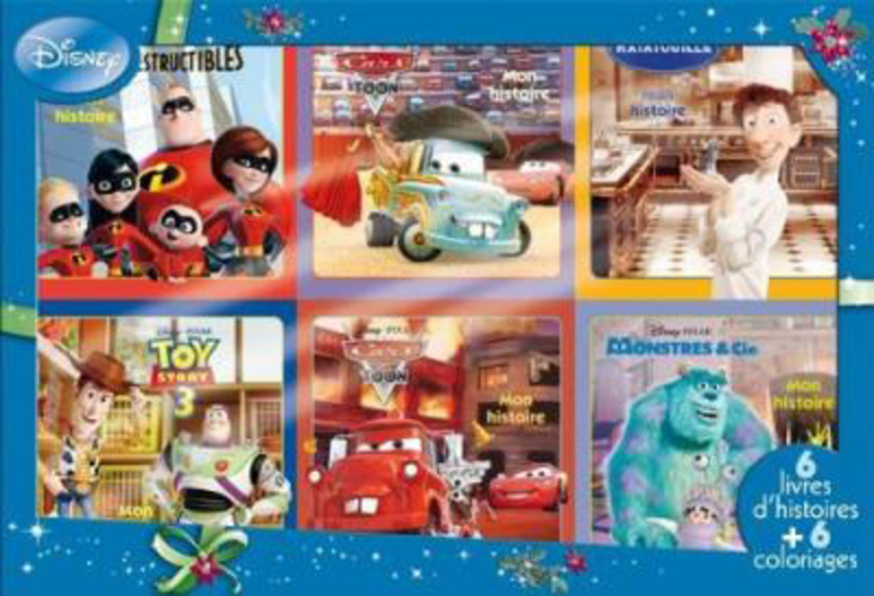 Box of 12 Pixar Heroes books (Disney), Hardcover Book, By: Disney, Walt