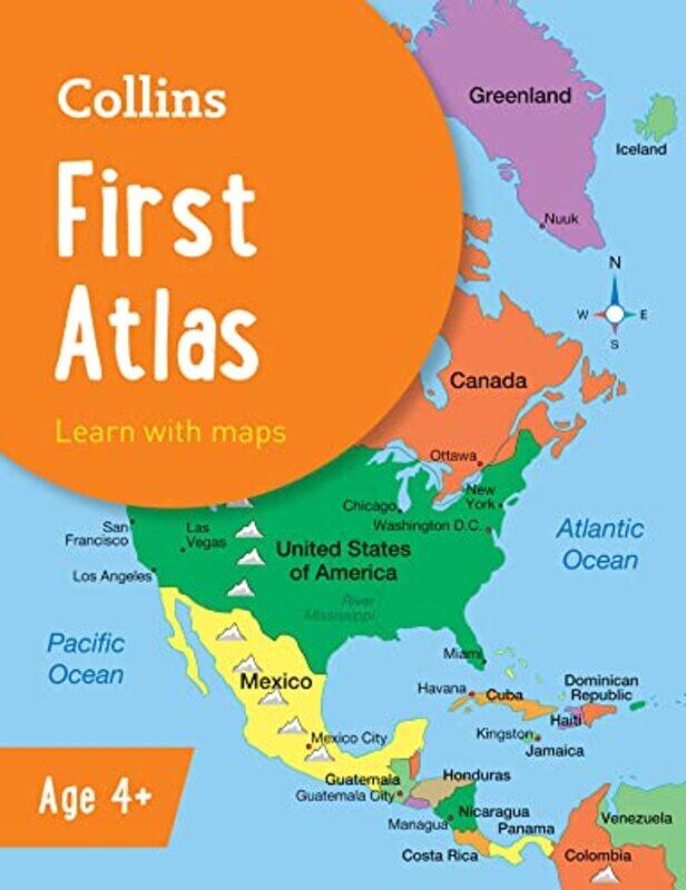 

Collins First Atlas (Collins School Atlases),Paperback,by:Collins Maps