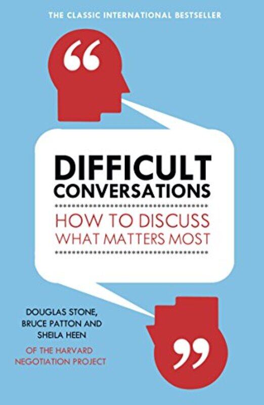 

Difficult Conversations by Bruce PattonDouglas StoneSheila Heen-Paperback
