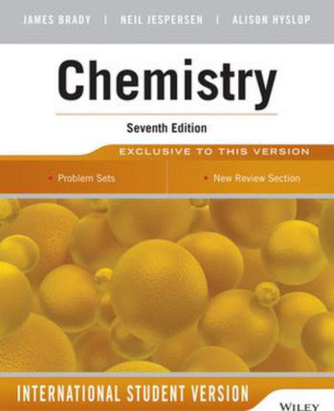 

Chemistry: The Molecular Nature of Matter, Paperback Book, By: James E. Brady
