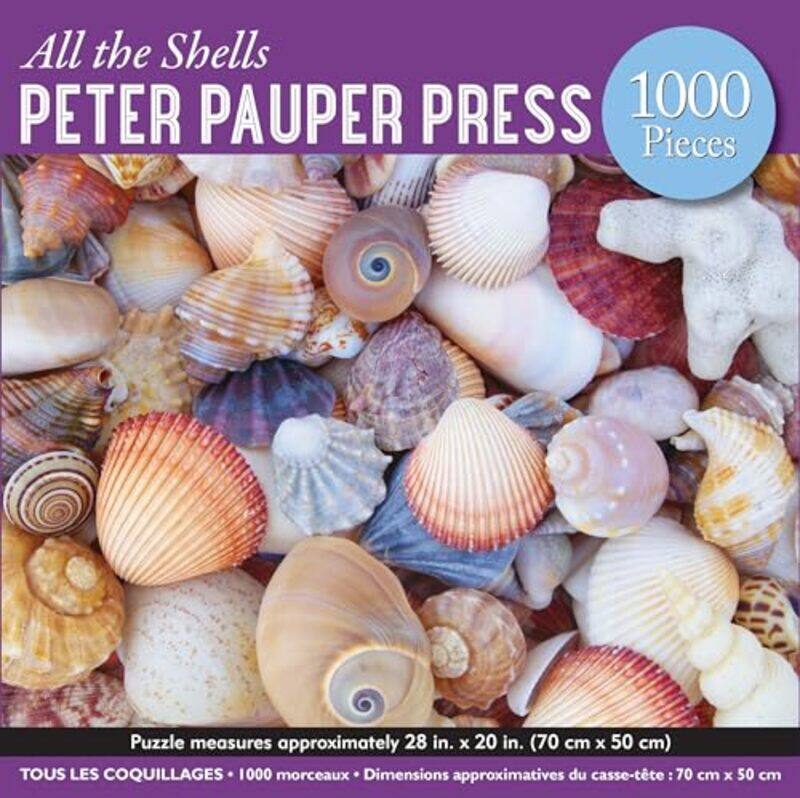 

All The Shells 1000Piece Jigsaw Puzzle By Peter Pauper Press Inc -Paperback