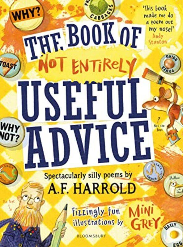 

The Book Of Not Entirely Useful Advice by Harrold, A.F. - Grey, Mini -Hardcover