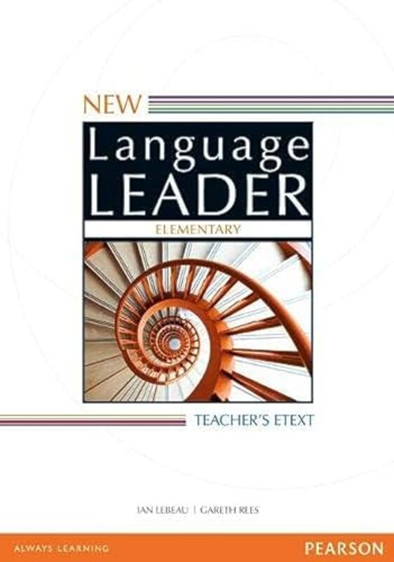 New Language Leader Elementary Teachers Etext Dvdrom Sowton, Chris Paperback