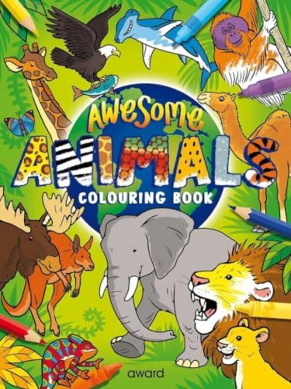 

Awesome Animals Colouring Book by Angela Hewitt-Paperback