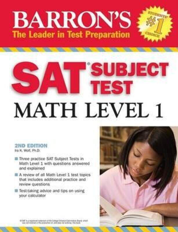 

Barron's SAT Subject Test Math Level 1 2008.paperback,By :Ira K. Wolf Ph.D.