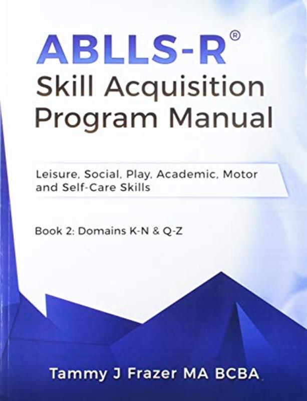 Abllsr Skill Acquisition Program Manual Set By Frazer, Tammy - Paperback