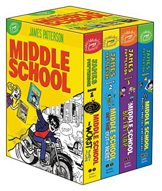 Middle School Box Set, Hardcover Book, By: James Patterson