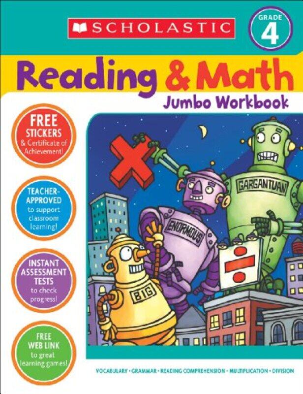 

Reading & Math Jumbo Workbook Grade 4 By Cooper Terry (University of Southern California USA) - Dooley Virginia - Paperback