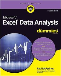 Excel Data Analysis For Dummies by Paul McFedries-Paperback