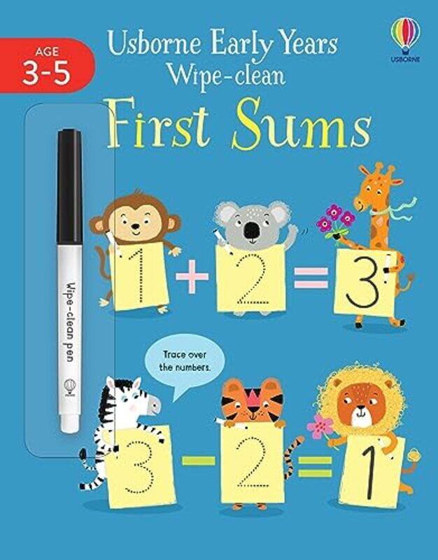 

Early Years WipeClean First Sums by Jessica GreenwellAilie Busby-Paperback