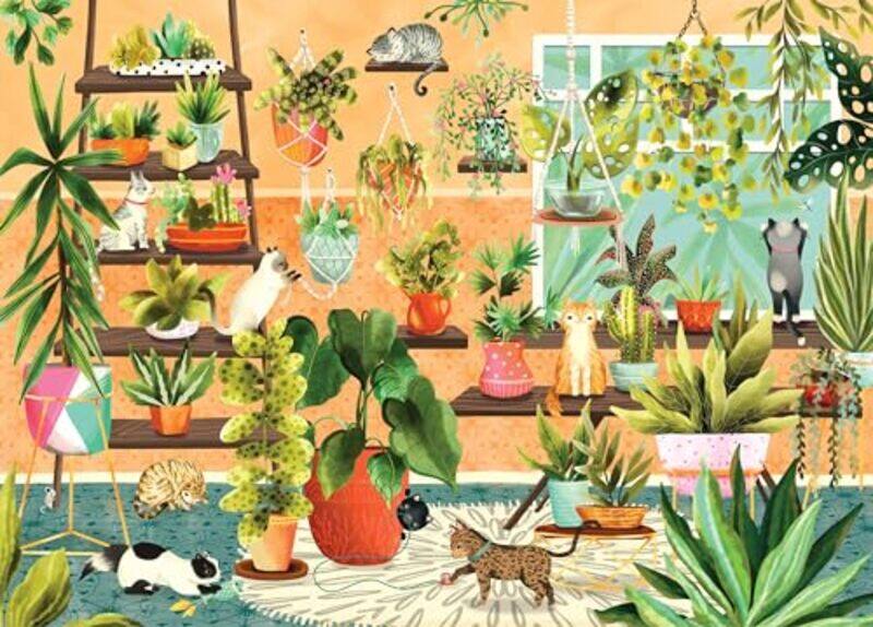 

House Of Cats 1000 Piece Jigsaw Puzzle,Paperback By Peter Pauper Press