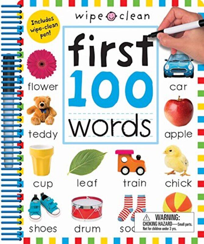 

Wipe Clean: First 100 Words - Extended Edition: Includes Wipe-Clean Pen , Paperback by Priddy Books