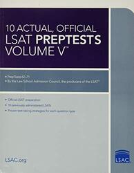 10 Actual Official Lsat Preptests Volume V Preptests 6271 By Law School Admission Council - Paperback