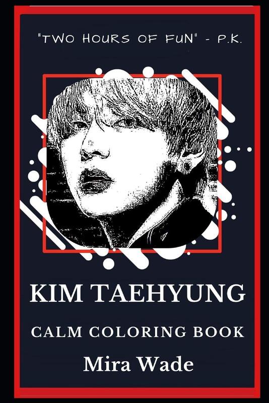 Kim Taehyung Calm Coloring Book
