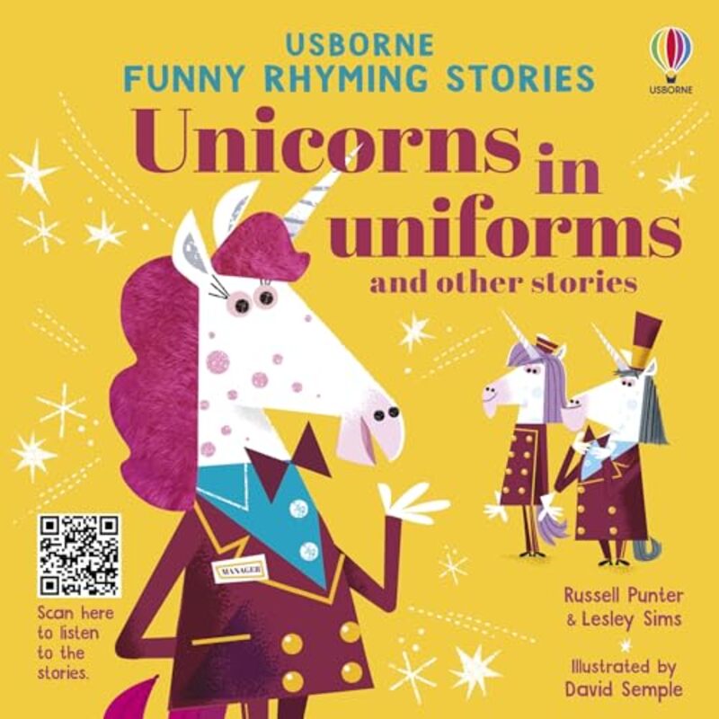 Unicorns in uniforms and other stories by Russell PunterLesley SimsDavid Semple-Hardcover