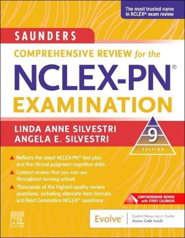 

Saunders Comprehensive Review For The Nclexpn Examination by Silvestri, Linda Ann..Paperback