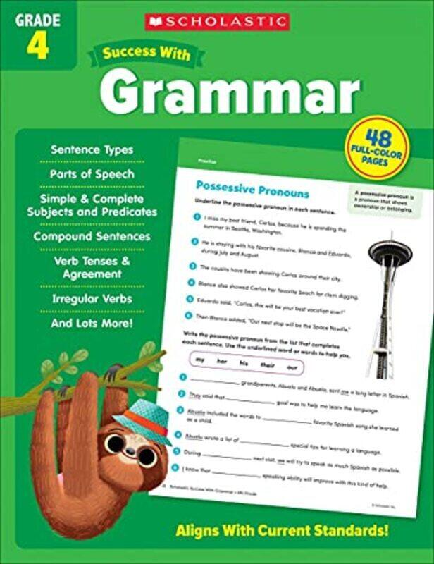 

Scholastic Success With Grammar Grade 4 By Scholastic Teaching Resources Paperback