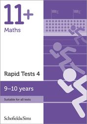 11+ Maths Rapid Tests Book 4: Year 5, Ages 9-10, Paperback Book, By: Schofield & Sims