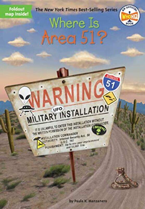 

Where Is Area 51 By Manzanero Paula K Who Hq Foley Tim Paperback