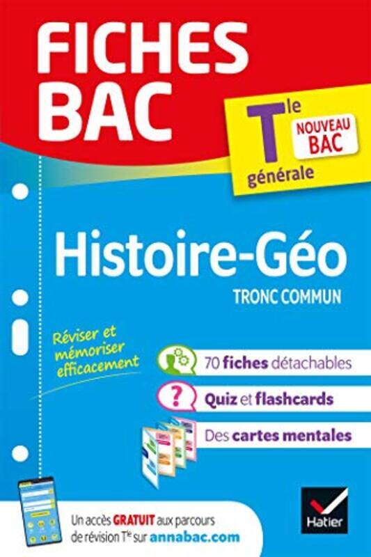

Fiches Bac Histoiregeographie Tle Bac 2025 Tout Le Programme En Fiches De Revision Detachable,Paperback By COLLECTIF