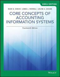Core Concepts of Accounting Information Systems, Paperback Book, By: Mark G. Simkin