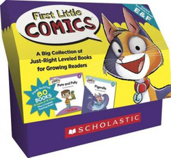 First Little Comics: Guided Reading Levels E & F (Classroom Set): 16 Funny Books That Are Just the Right Level for Growing Readers, Paperback Book, By: Liza Charlesworth