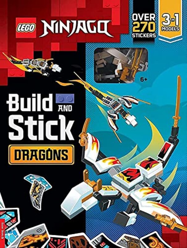 LEGO (R) NINJAGO (R) Build and Stick: Dragons,Hardcover by Buster Books