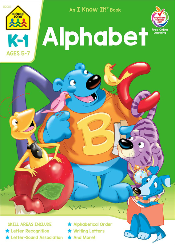 

School Zone K-1 Alphabet, Paperback Book, By: Joan Hoffman