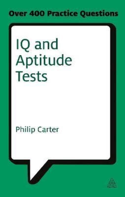 

IQ and Aptitude Tests.paperback,By :Philip CARTER