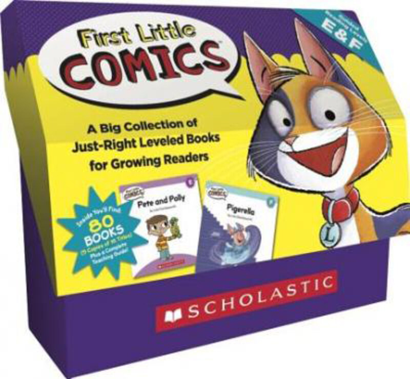 

First Little Comics: Guided Reading Levels E & F (Classroom Set): 16 Funny Books That Are Just the Right Level for Growing Readers, Paperback Book, By