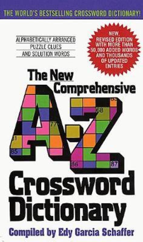 New Comprehensive A-Z Crossword Dictionary.paperback,By :Edy G Schaffer