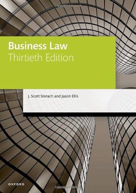 

Business Law by David Author Journalist Author Journalist Bornstein-Paperback