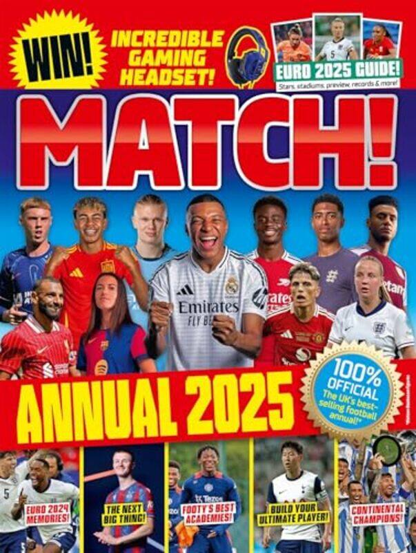 

Match Annual 2025 The Uks Bestselling Football Annual, Hardcover by MATCH