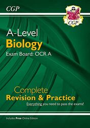 A-Level Biology: Ocr A Year 1 & 2 Complete Revision & Practice With Online Edition By Cgp Books - Cgp Books Paperback