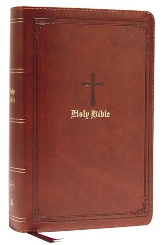 

Kjv Holy Biblearge Print Singlecolumn With 43000 Endofverse Cross References Browneatherso By Thomas Nelson - Paperback