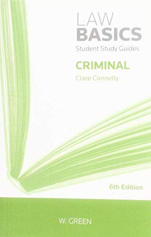 

Criminal LawBasics by Clare Connelly-Paperback