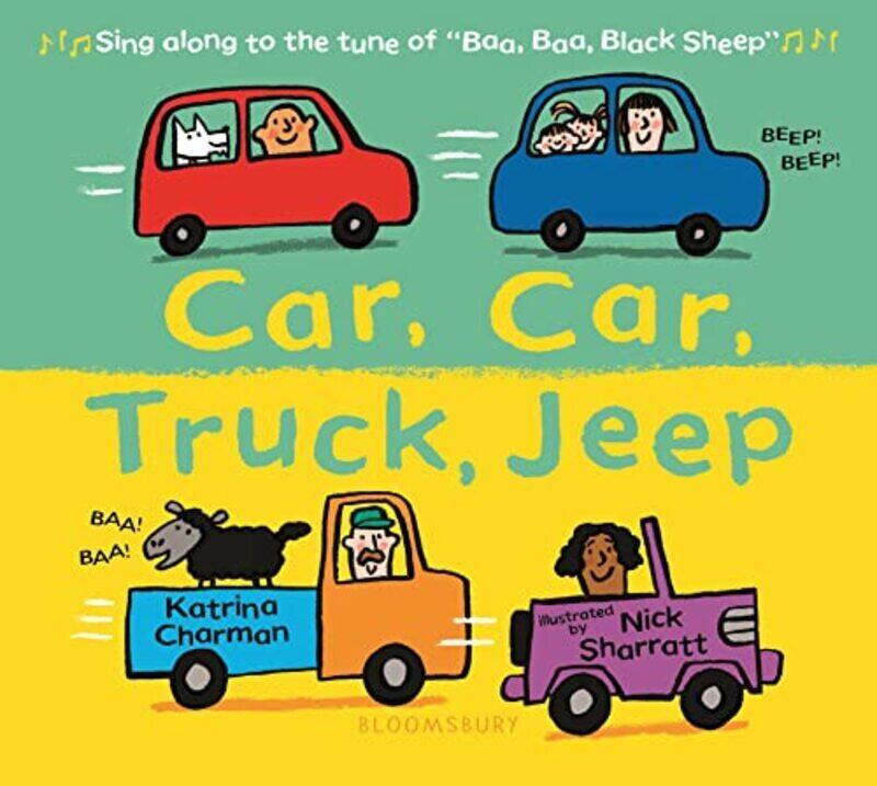 

Car, Car, Truck, Jeep,Paperback by Charman, Katrina - Sharratt, Nick (Illustrator)