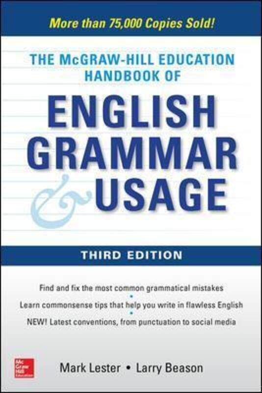 

McGraw-Hill Education Handbook of English Grammar & Usage.paperback,By :Lester, Mark