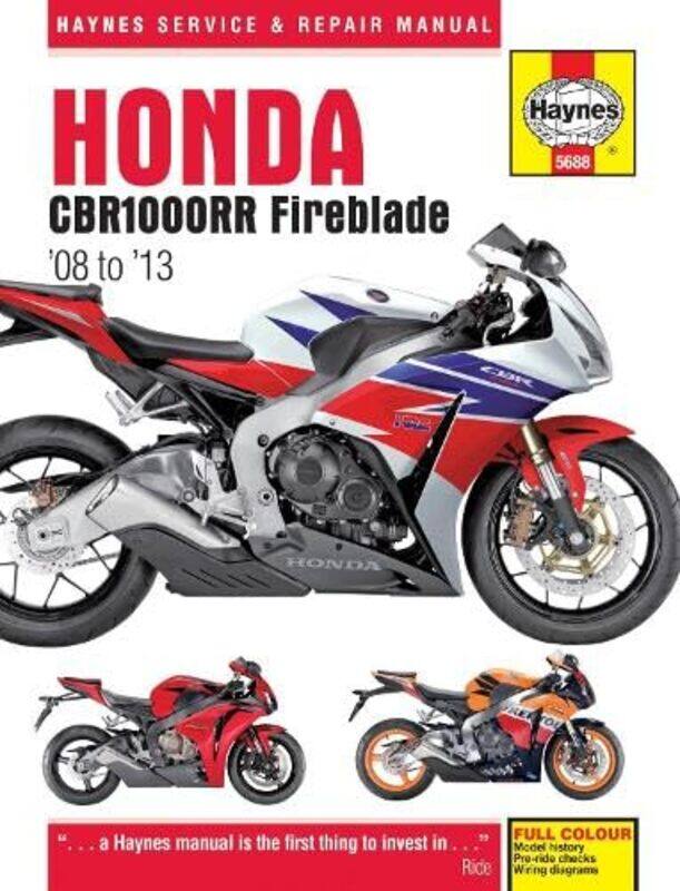 

Honda CBR1000R Fireblade 08 13 by Carol TooleEva Hoisington-Paperback