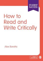 How to Read and Write Critically by Phillip Director Blond-Paperback